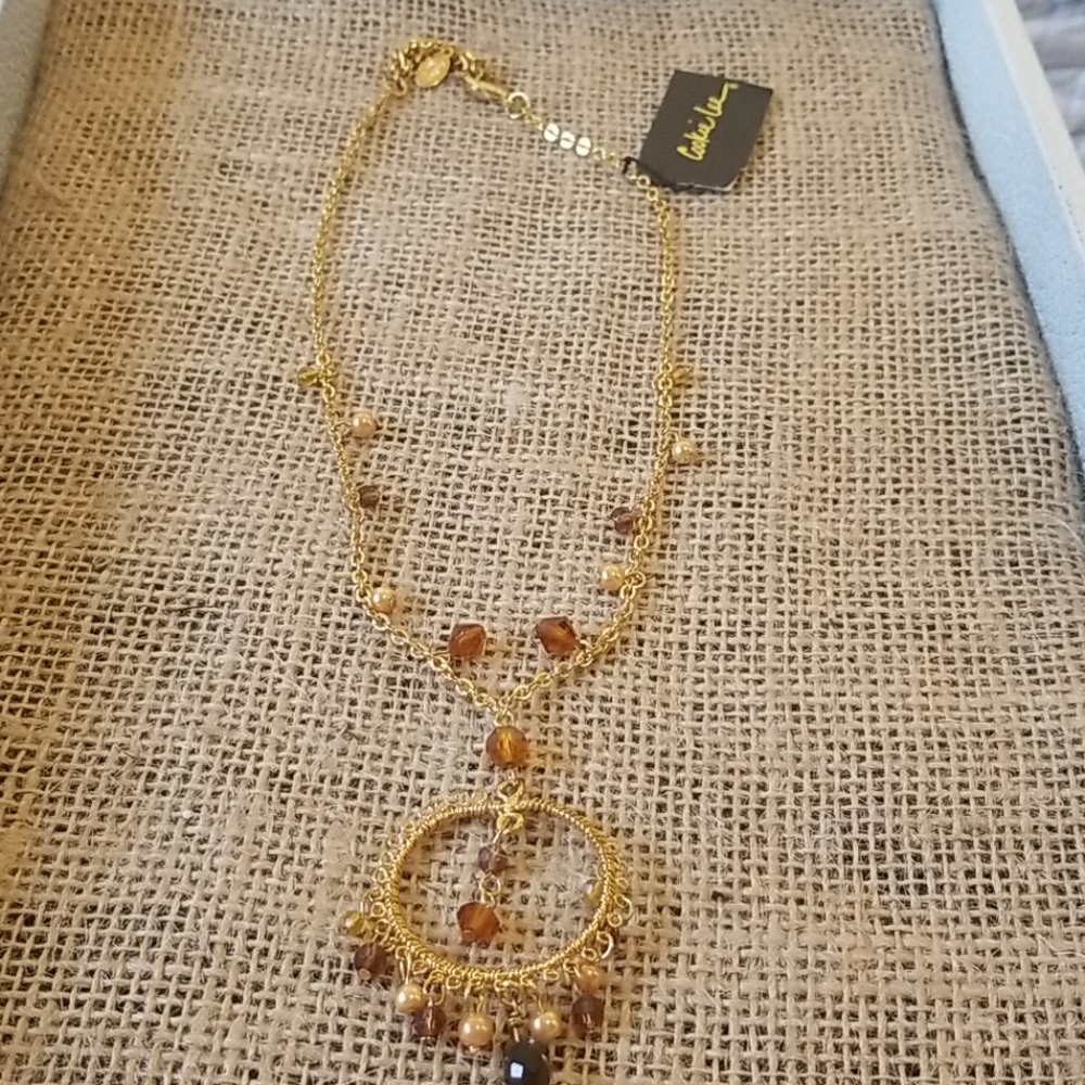 Cookie Lee Mocha Luster Necklace
